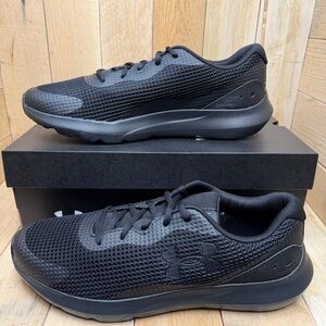Under Armour Mens UA Surge 3  Running Shoes Cross Training Blackout Size 11 New